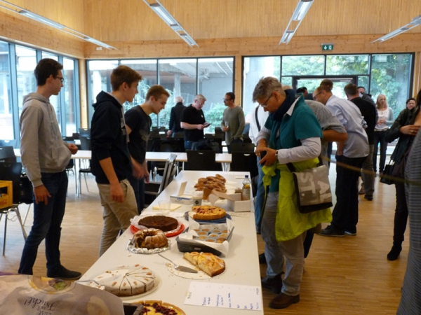 Kuchenbuffet des Abi-Jahrgangs