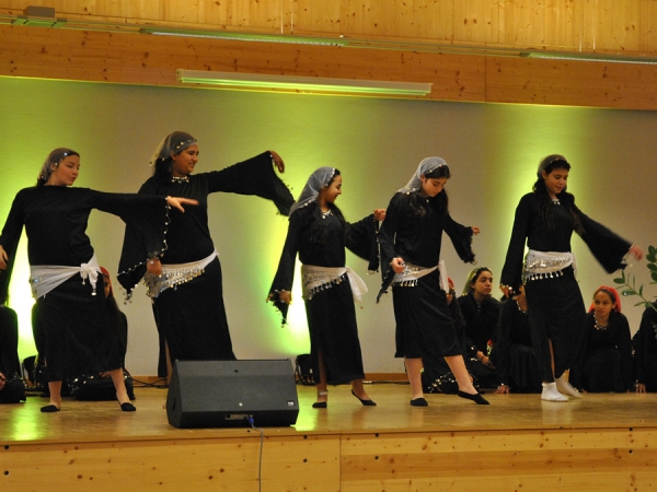 Tanzdarbietung der ägyptischen Gäste