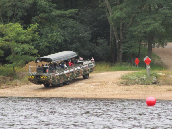Fahrt mit Amphibienfahrzeugen...
