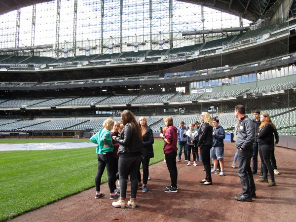 Besuch im Miller-Park-Stadion