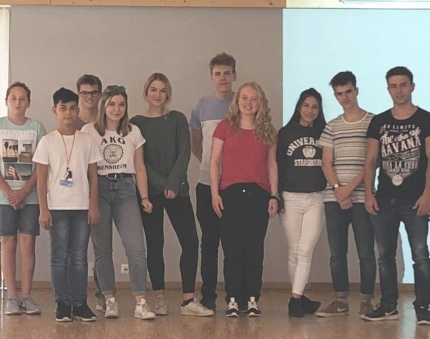 Zu seiner ersten Sitzung im neuen Schuljahr kam der Kreisschülerrat zusammen. Neue Kreisschulsprecherin ist Annabelle Bechtel. © Kreisschülerrat