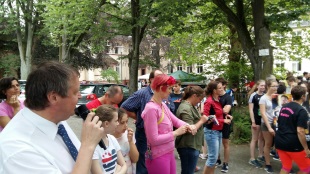 Bürgermeister Rolf Richter bei seinem Grußwort